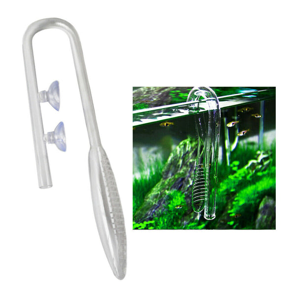Decorative Glass Lily Pipe Inflow Filter For Aquarium Planted