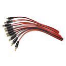 10pcs New  For CCTV Security 12V DC Power Pigtail Male 5.5*2.1mm Cable Plug Wire