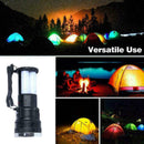 Solar Power Lights Lantern Lamp Rechargeable Battery Camping Flashlight top V6V7