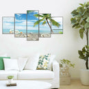 5pcs 5D DIY Full Drill Diamond Painting Beach Cross Stitch Mosaic Craft Kit