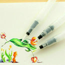 Water Soft Brush Pen Paint For Watercolor Reusable 3Size Beginners Calligra B6Y9