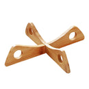 1pc Wood Table Mat Kitchen Pan Pot Heat Resistant Pad Frame Dish Holder Placemat