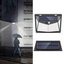 208 LED Solar Power Motion Sensor Wall Light Garden Lamp Waterproof Outdoor ABS