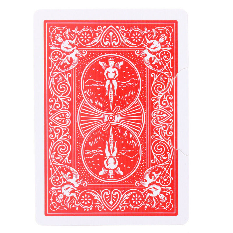 Durable Bitten and Restored Card Poker Close up Magic Kits Gimmick Props Blue or