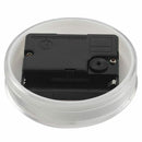 7cm Waterproof Kitchen Bathroom Shower Clock Suction Cup Sucker Wall Black