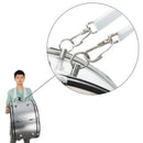 1 Pcs Adjustable Parade Marching Bass Drum Shoulder Strap Sling Nylon Belt  U4R7