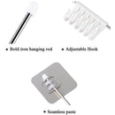 6 Hook Suction Cup Shelf Hooks Kitchen Gadgets Cupboard Home Organizer Stor Gw