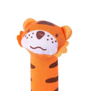 Developmental Animal Soft Stuffed Infant Baby Plush Toys Rattles Kids Tiger