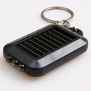 Portable Solar Power 3 LED Lamp Flashlight Torch Key Chain