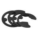 80pc M1.5,2,2.5~6 E-Clips Snap Ring Circlips Retaining Kit - Black Zinc Plated