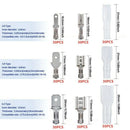 540Pcs 2.8/4.8/6.3Mm Wire Connectors Kit Crimp Female/Male Spade Terminals  R5F4