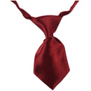 New Adjustable Dog Cat Pet Adorable Necktie(Red wine)