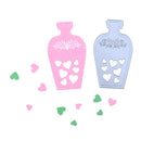Love Heart Vase DIY Metal Scrapbook Craft Embroidery Cutting Die