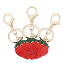 Fashion Simulation Fruit Strawberry Pendant Keychain Bag Hanging Decor Sweet
