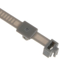 48 Pieces 170mm Nylon Plastic Zip Trim Wrap Cable Loop Ties Wire Self Lock Grey