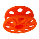 Durable Plastic Blank Finger Reel Spool for Scuba Diving Snorkeling Orange