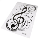 Music Wall Stickers DIY Musical Note Home Decor Wall Decals Kids Room HomeDec Kw