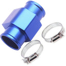 Water Temp Joint Pipe, Car Water Temp Joint Pipe Hose Sensor Gauge Adapter, Blue