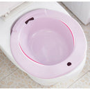 2x Sitz Bath Tub Basin for Maternity Women Hemorrhoids Personal Care Pink
