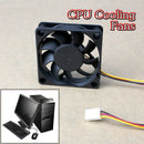 60x60x15mm 3 Pin 12V Case Computer Cooler Cooling Fan PC Black E