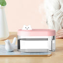Double Spray Mode Cartoon Air Humidifier Ultrasonic Aroma Diffuser (Pink) A