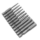 11pcs Tamper Proof Magnetic Screwdriver Drill Bit Hex Torx Flat Head Bits