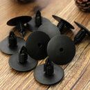 10 Black Arch Lining Splash Guard Trim Clips Mud for Renault Clio Scenic Megane.