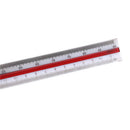 300mm 1:100 1:200 1:250 1:300 1:400 1:500 Triangular Metric Scale Ruler FT