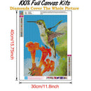 5D DIY Full Drill Diamond Painting Happy Bird Cross Stitch Craft (B1057)