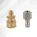 4Pcs Pressure Washer Hose Connector Power tool 1/4'' Male & Female Newest Useful