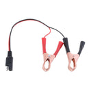 Universal 18AWG SAE to Crocodile Clips Solar Batteries Extension Chargers Cable