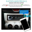 Bluetooth Car Stereo Audios Radio MP3 Player FM/SD/TF T2J4 AUX Din Single 1 N4H6