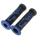 Universal Motorcycle Moped Scooter Handlebar Grip Replacement Blue