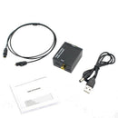 Optical Coaxial Toslink Digital to Analog Audio Converter Adapter RCA L/R 3