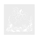 Octopus Coffee Spray Printing Mold DIY Cake Embossed Decor Baking Stencil