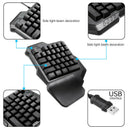Mechanical One Handed Keyboard Gaming Left Hand Game Keypad For Lol /Dota/O