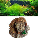 Egyptian Pharaoh Pyramid Sphinx Aquarium Ornament Fish Tank Decoration Hide Cave