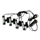 4 x 3LED Car Interior Accessories Decorative Atmosphere Lamp Light