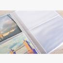 80Pocket Family Photo Album 5x3.5" Memo Book Postcard Storage White