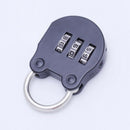 Combination e Travel Suitcase Luggage Padlock Digit Push Password Lock Zinc H6F6