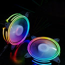 Computer Rgb 12 Led Monochromatic Lights Silent Case Control W/remote Q4K9