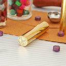 Retro Cylindrical Seal Wax Brass Envelope Stamp DIY Customs Accessory (1) A