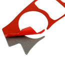 1 Pair Carbon Fiber Steering Wheel Button Cover Decorative Stickers for LEX E5I2