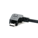 Left Angle 90 Degree Micro USB Male to Male Cable Converter OTG Adapter Cord%ã€Š