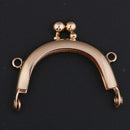 5x4cm Metal Purse Arch Frame Ball Kiss Clasp Lock for DIY Coin Bags Making