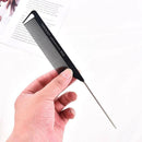 1X Fine Spaced Teeth Comb For Sectioning Parting Lifting Rat Tail Hair Comb New.