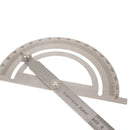 Stainless Steel 0~180 Degree Machinist Protractor Angle Finder Arm Rule (300mm)