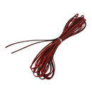 22 GAUGE 8M RED BLACK ZIP WIRE AWG CABLE POWER GROUND STRANDED tinned coppe T2H9