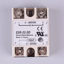 Solid state relay SSR-25DD 25A AC control DC relais 3-32VDC to 5-60VDC SSR 25AA-