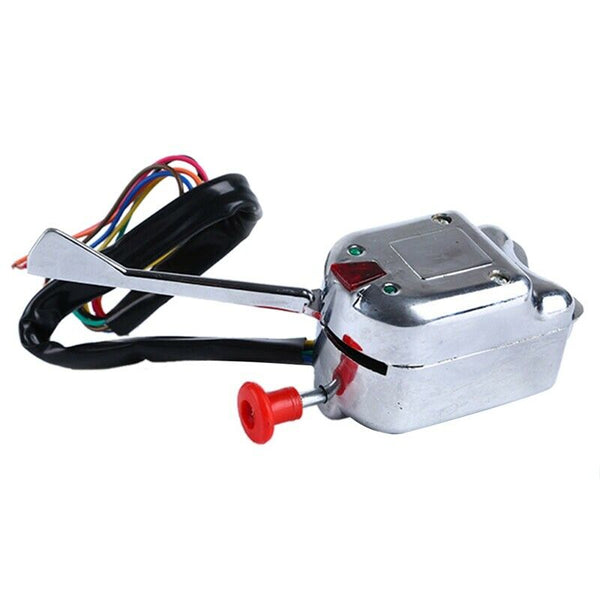 Chrome 12V Universal Rat Hot Rod Turn Signal Switch for FORD GM H4O5